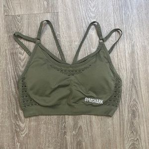 Gymshark Green Sports Bra - Medium
